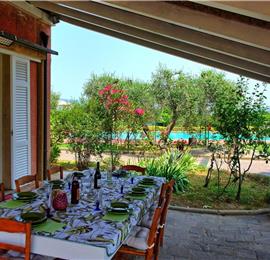 3 bedroom villa with pool and tennis court near Florence, sleeps 6